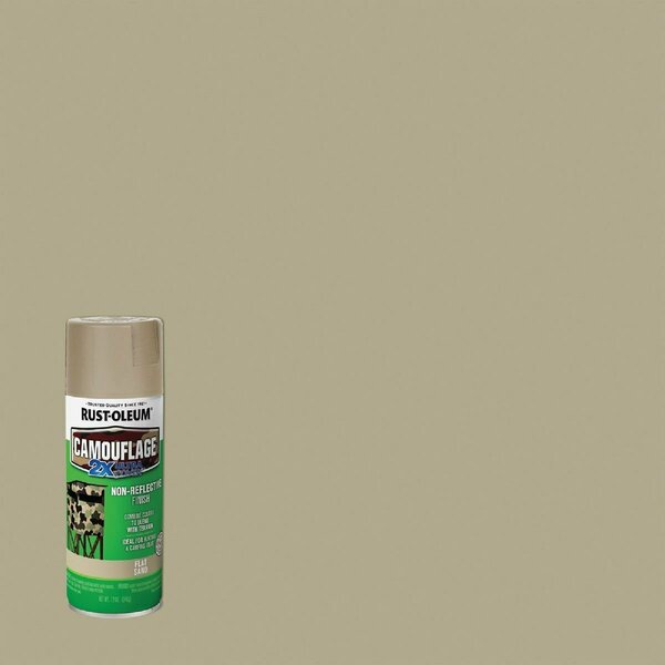 Rust-Oleum Camouflage 12 Oz. Flat Spray Paint, Sand 339004